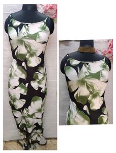Unused Floral Print Bodycon Maxi