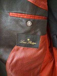 Louis Philippe Black Tuxedo Suit (2 Piece)