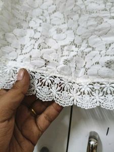 Beautiful White Cape Top