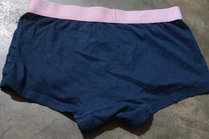 Men&#39;s Boxer Briefs - Blue w/ Pink Waistband