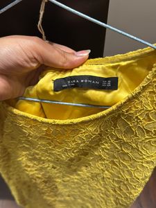 Zara yellow Dress