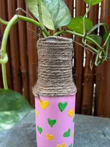 Heart Vase With Plant