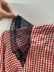 Cute Korean Lace Shirt Top
