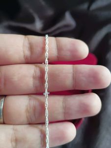 Pure Silver Sterling Rope Chain 20 Inch