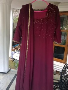 Free Purse forGeorgette Kurta Set.Bottom Fre
