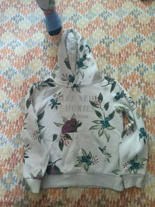 Floral Print Hoodie