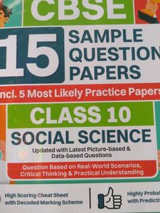 CBSE Class 10 Social Science Sample Papers