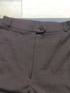 Brown High-Waisted Trousers