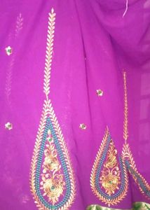 A Super Pink Saree