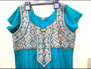 Ethnic Salwar/Kurti Set/Gown Suit Set - 3 Piece
