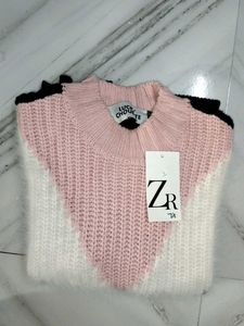 Stylish Colorblock Knit Sweater