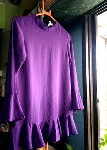 AND Top with Inner - Two Piece (Wine Colour)