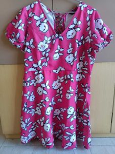 FabAlley Pink Floral Dress