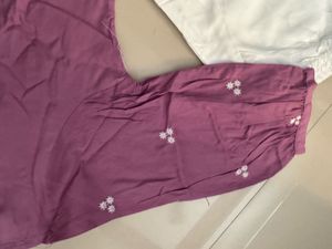 Purple Cotton Dress