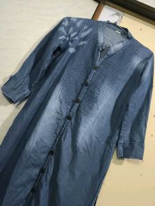 Awesome Denim kurti with design