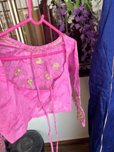 Pink &amp; Blue Salwar Suit