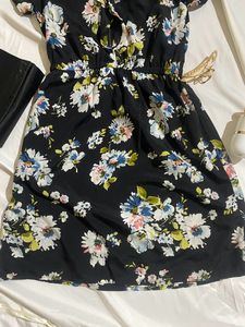 Black Floral Dress