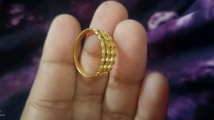 New Gold Plated Ring