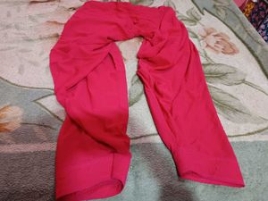 Red Embroidered Salwar Suit