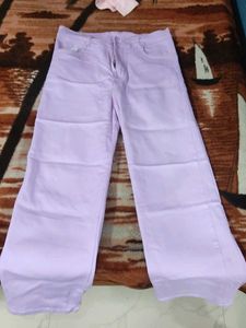 Purple High Waist Jeans With Affordable Price