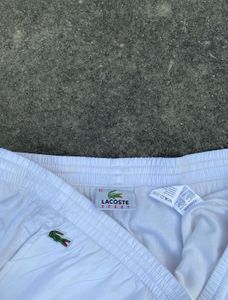 Lacoste White Track Pants