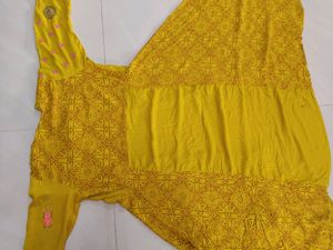 XXL Size Women Shrug....Yellow Colour Daily Wear
