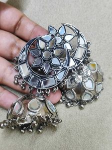 Oxidised Big Jhumka