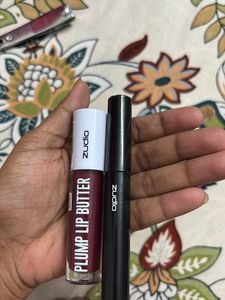 SHINE - Lipstick And Eyeliner Shimmer Black Combo