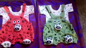 Cute Cartoon Romper Set - Infant