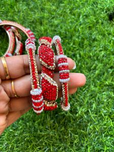Red Bangles Set