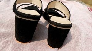 Black Heeled Sandals