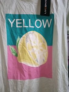 Yellow Lemon Graphic Print T-Shirt