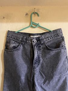 Stylish Gray Denim Jeans