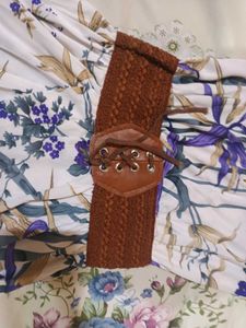 Floral Dress with Belt