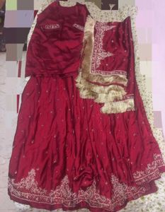 BRIDAL RED LEHNGA❤️