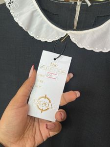 Korean Crop Top with Lace Collar