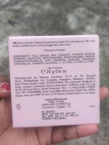 Oriflame On Color Face Powder