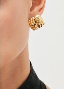 Golden Maze earrings