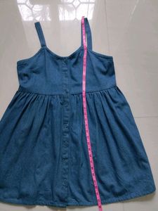 Denim Dungaree Frock