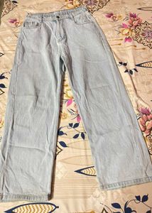 Light Wash Wide Leg Jeans