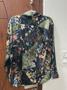 Floral Print Long Sleeve Shirt