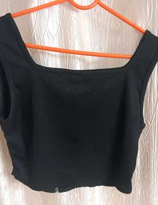 Black Crop Top