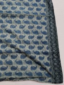 Women Cotton Printed Embroidered Kurta Set