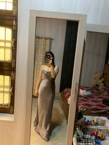 Beautiful Satin Party Gown🎀🦋🐬