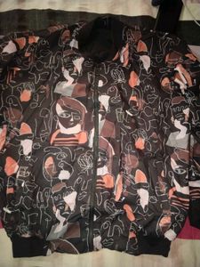 Abstract Print Jacket