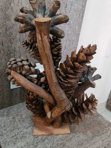 Pine Cone Candle Holder