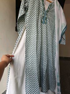Biba Kurta Pants Dupatta Set