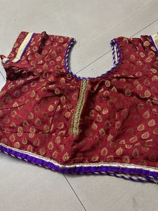 Two Blouse Maroon And Cotton  Red