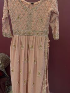 the pink plazo set
