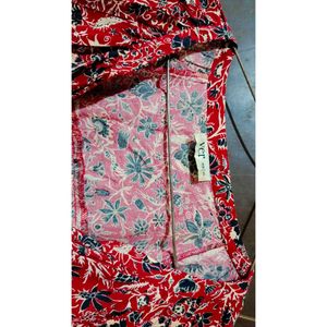 Red Floral Shirt